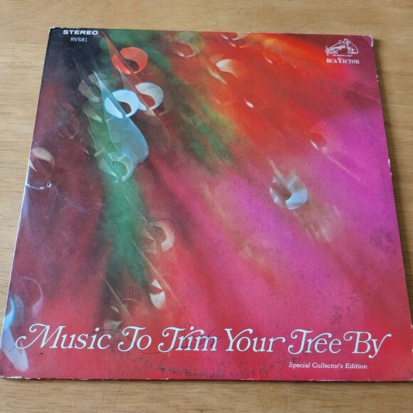 Music To Trim Your Tree By Vinyl LP Vinyl 1966 RCA Victor Records PRS-225 LP6 - Picture 1 of 10